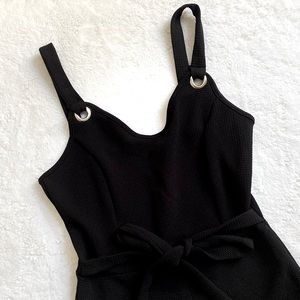 Caution to the Wind Black Jumpsuit